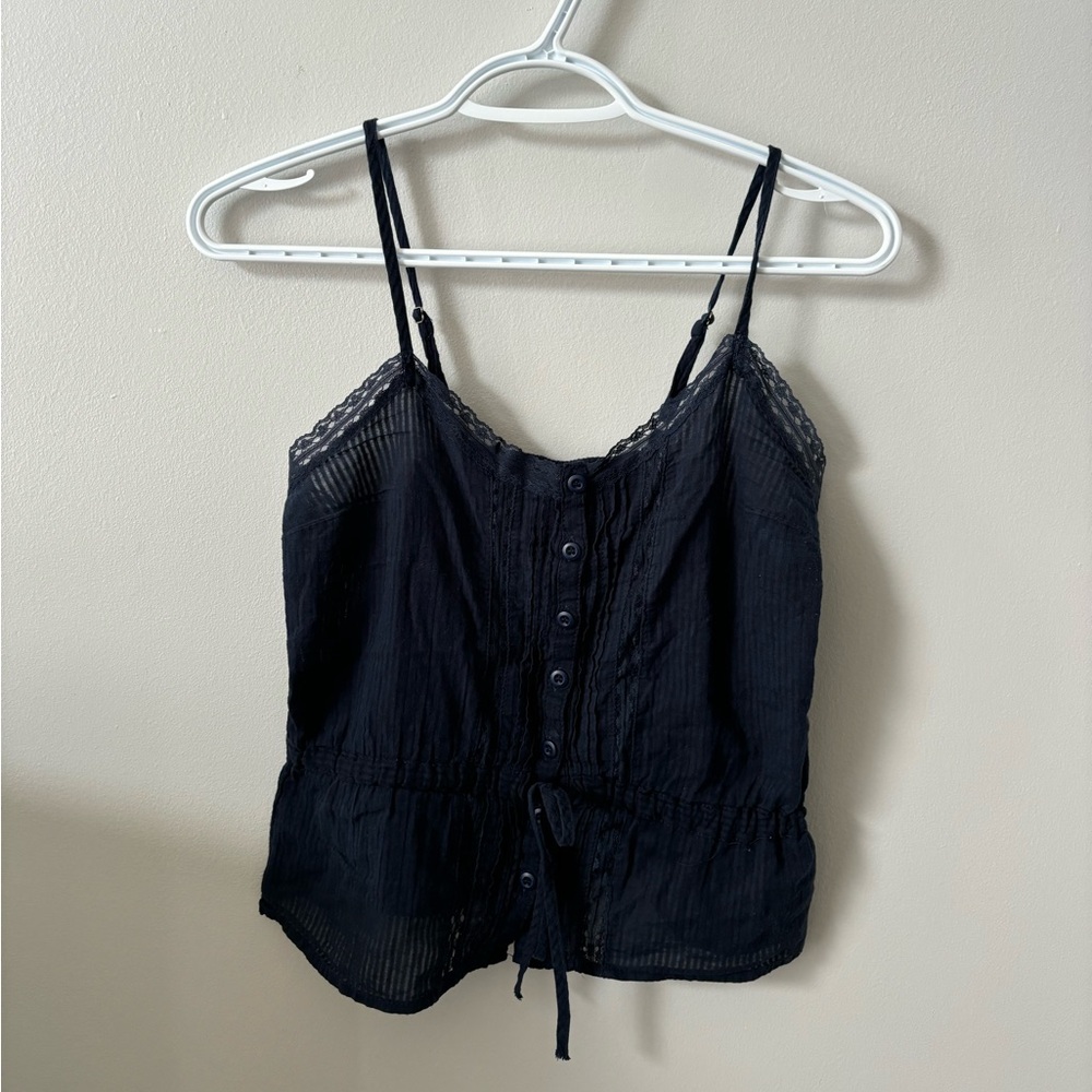 Bluenotes lace tank top